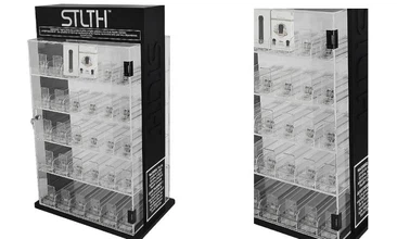 Disposable vape display case with metal hinges Lockable vape mod display stand Disposable vape display case with metal hinges Lockable vape mod display stand